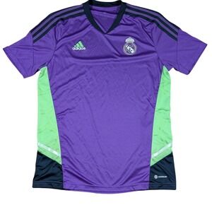 ADIDAS Real Madrid 2022-23 Men's L Training Soccer Jersey Shirt Purple AEROREADY